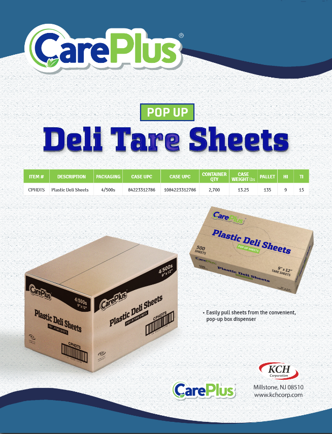 Care Plus - Tare Sheets