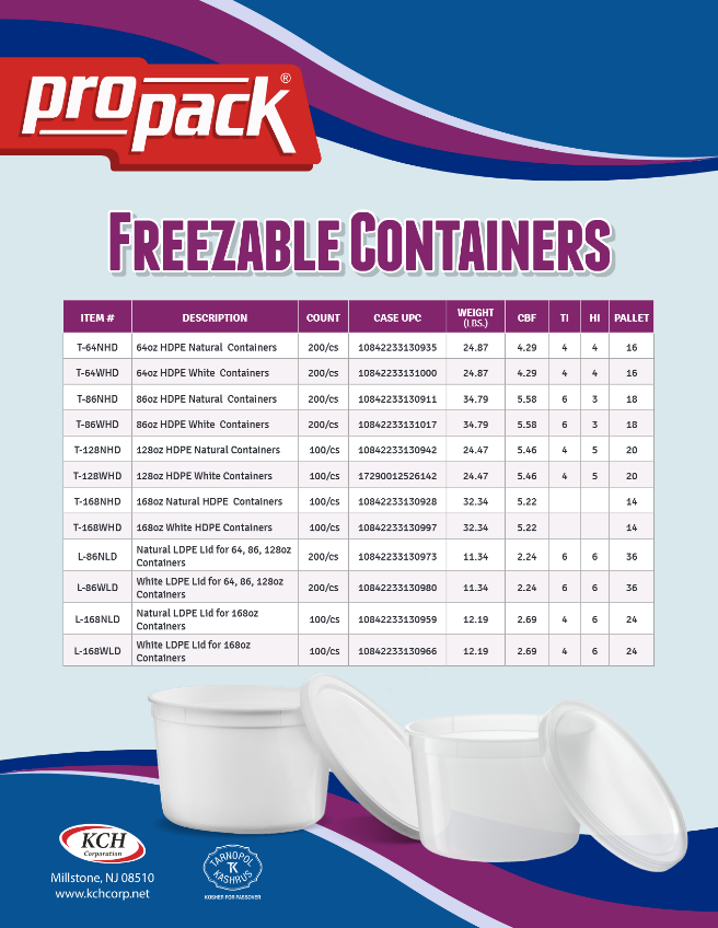 ProPack Tubs